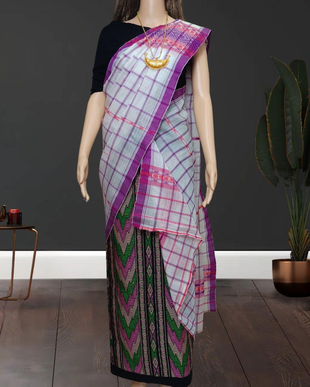 Gero design semi nuni single sador - White