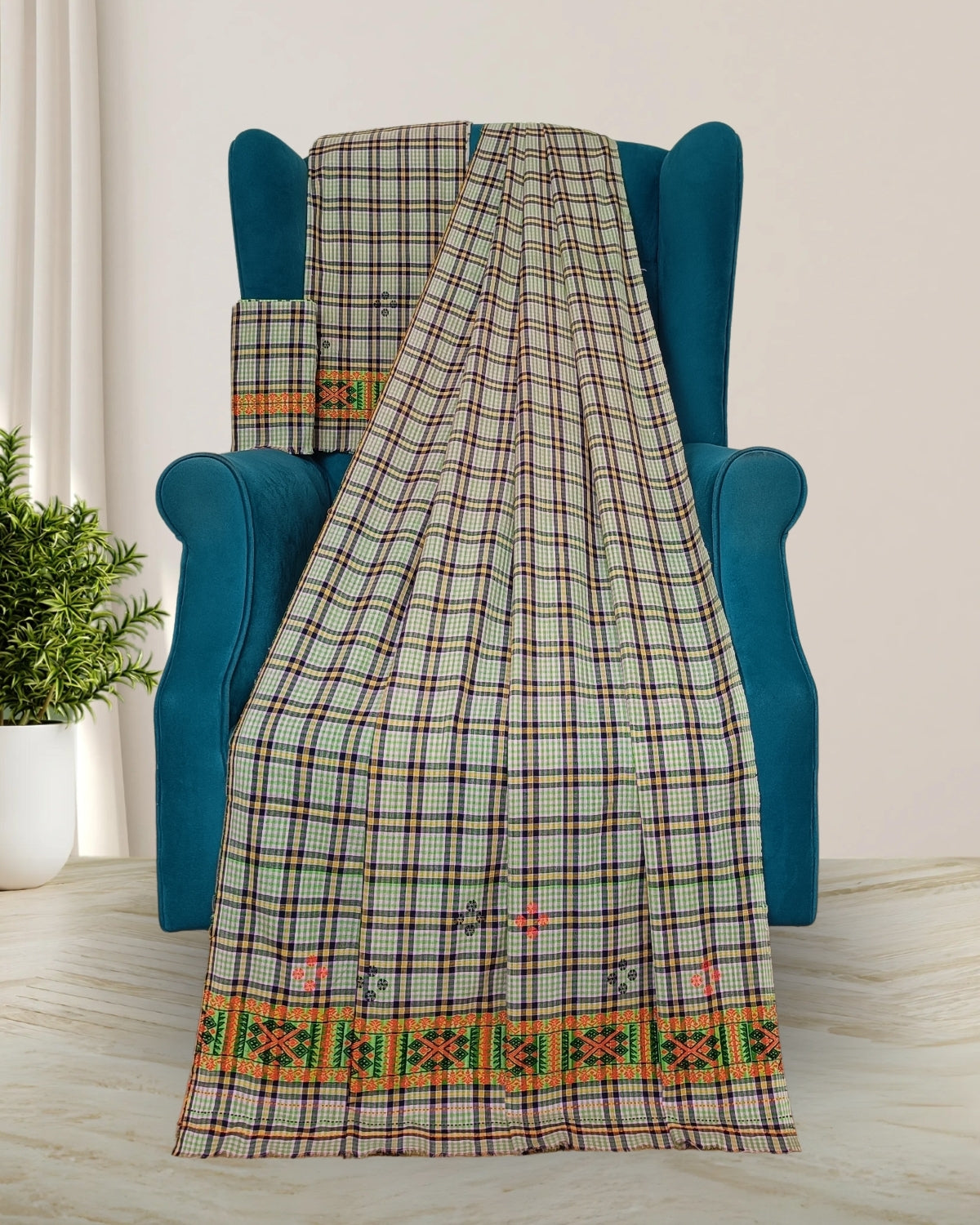 Pajok design Mising mekhela sador
