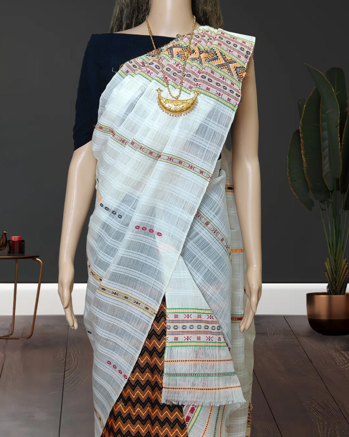 Gero design semi nuni single sador - White