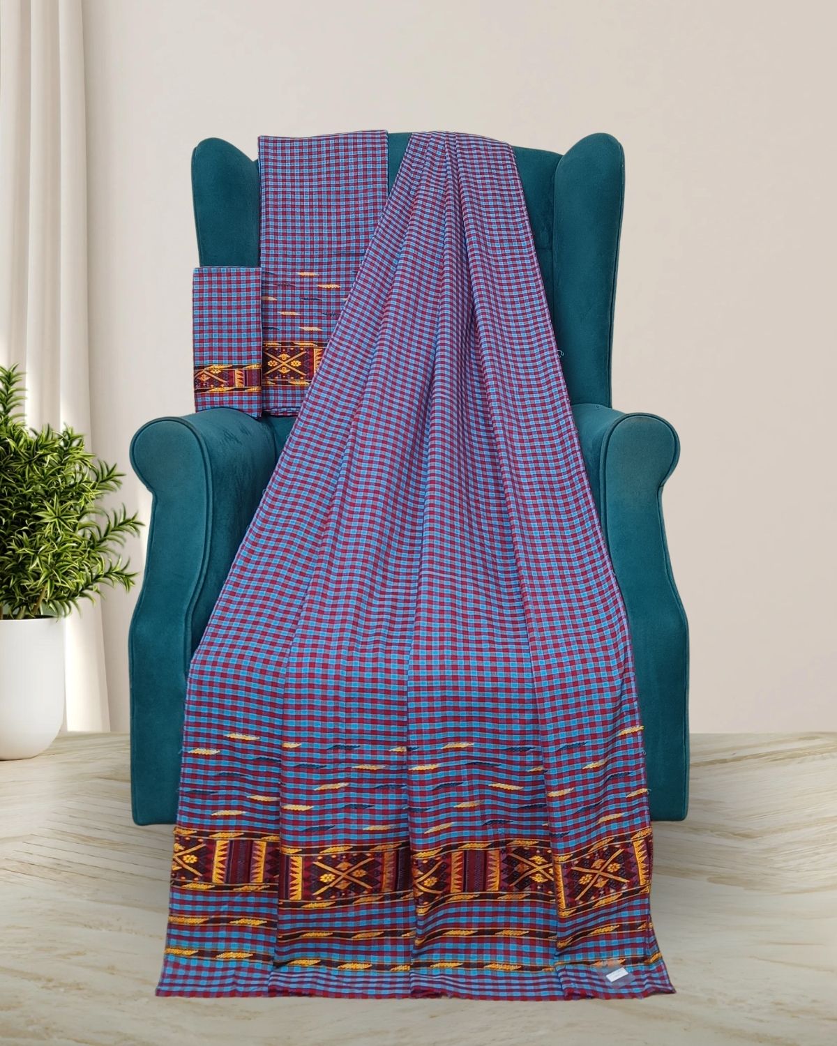 Pajok design Mising mekhela sador 