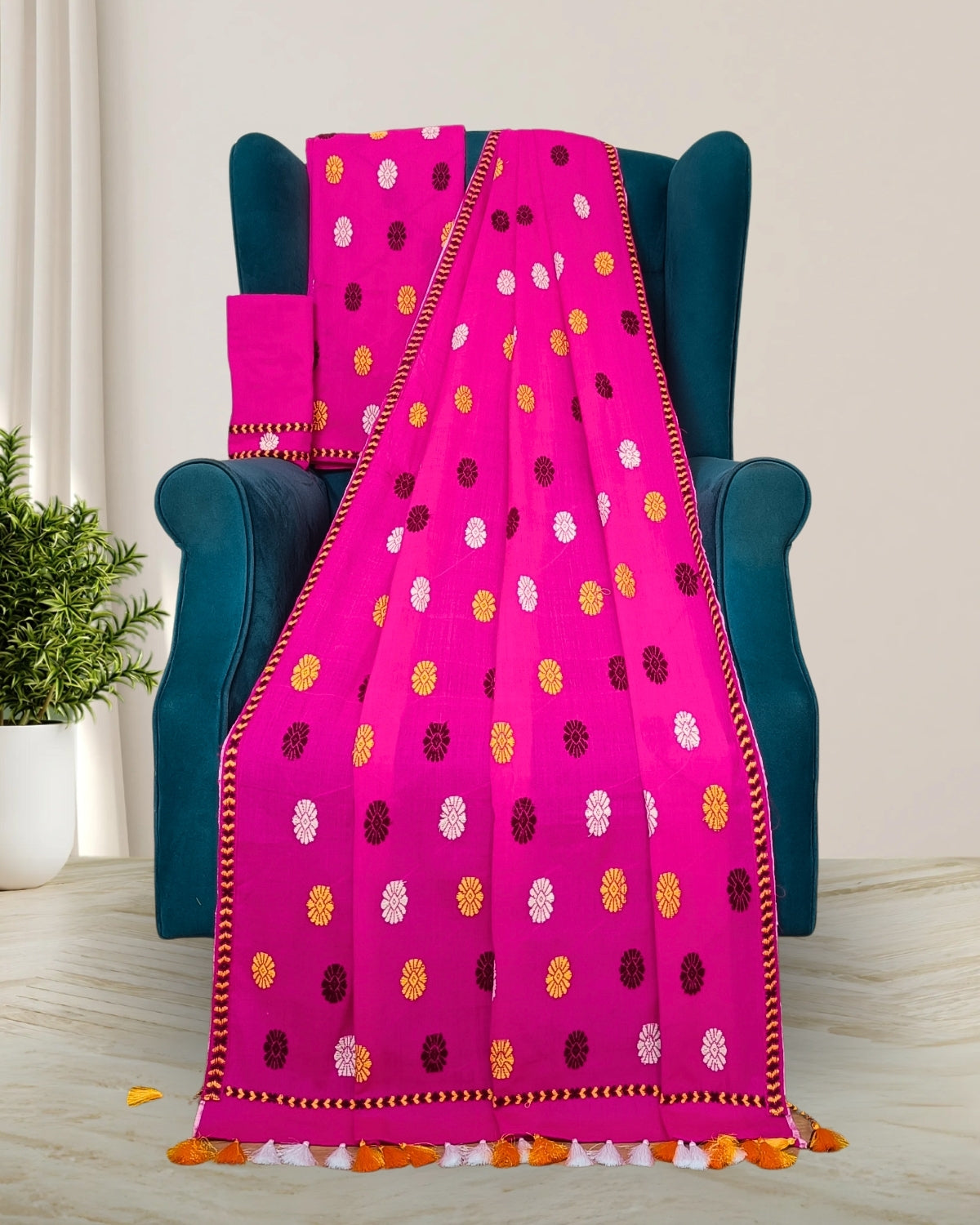 Orient cotton mekhela sador