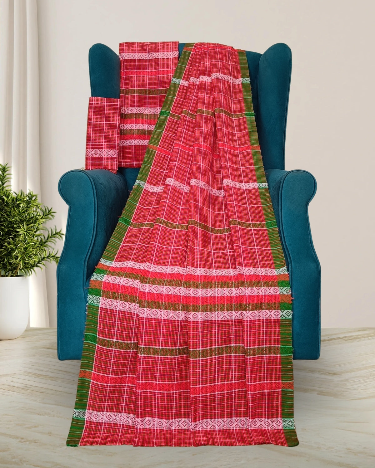 Pajok design Mising mekhela sador