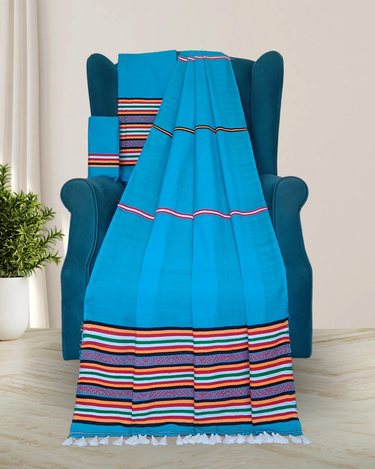 Ribi design Mising mekhela sador
