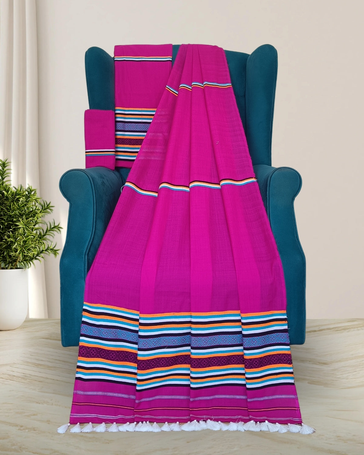 Ribi design Mising mekhela sador