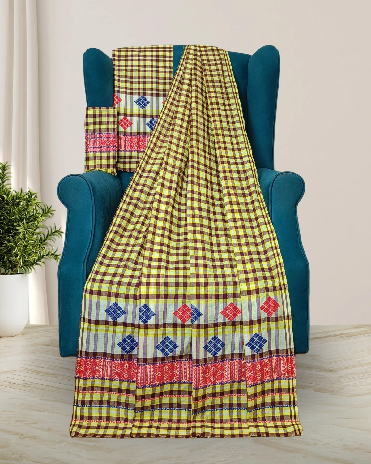 Pajok design Mising mekhela sador