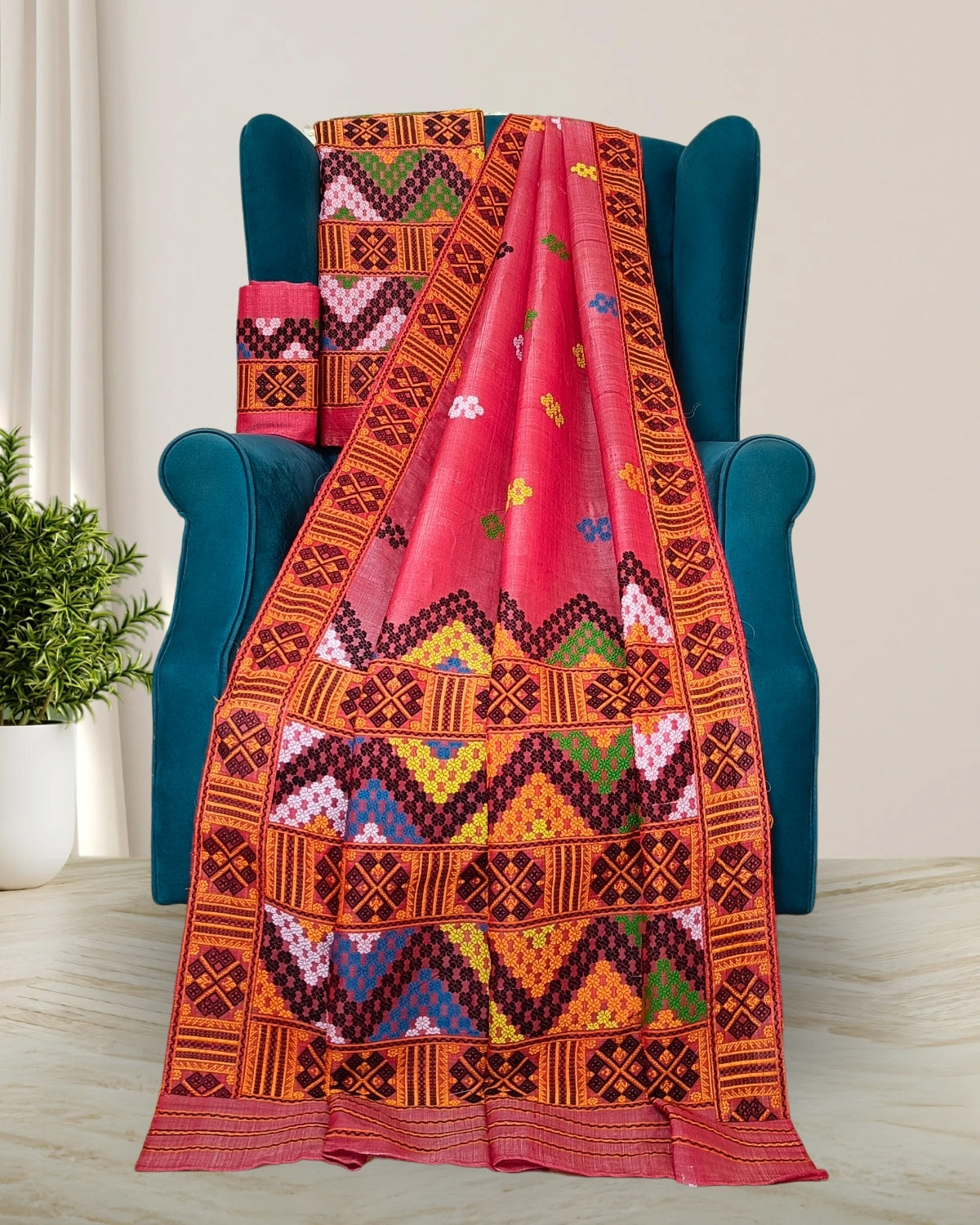 Semi nuni Mising mekhela sador