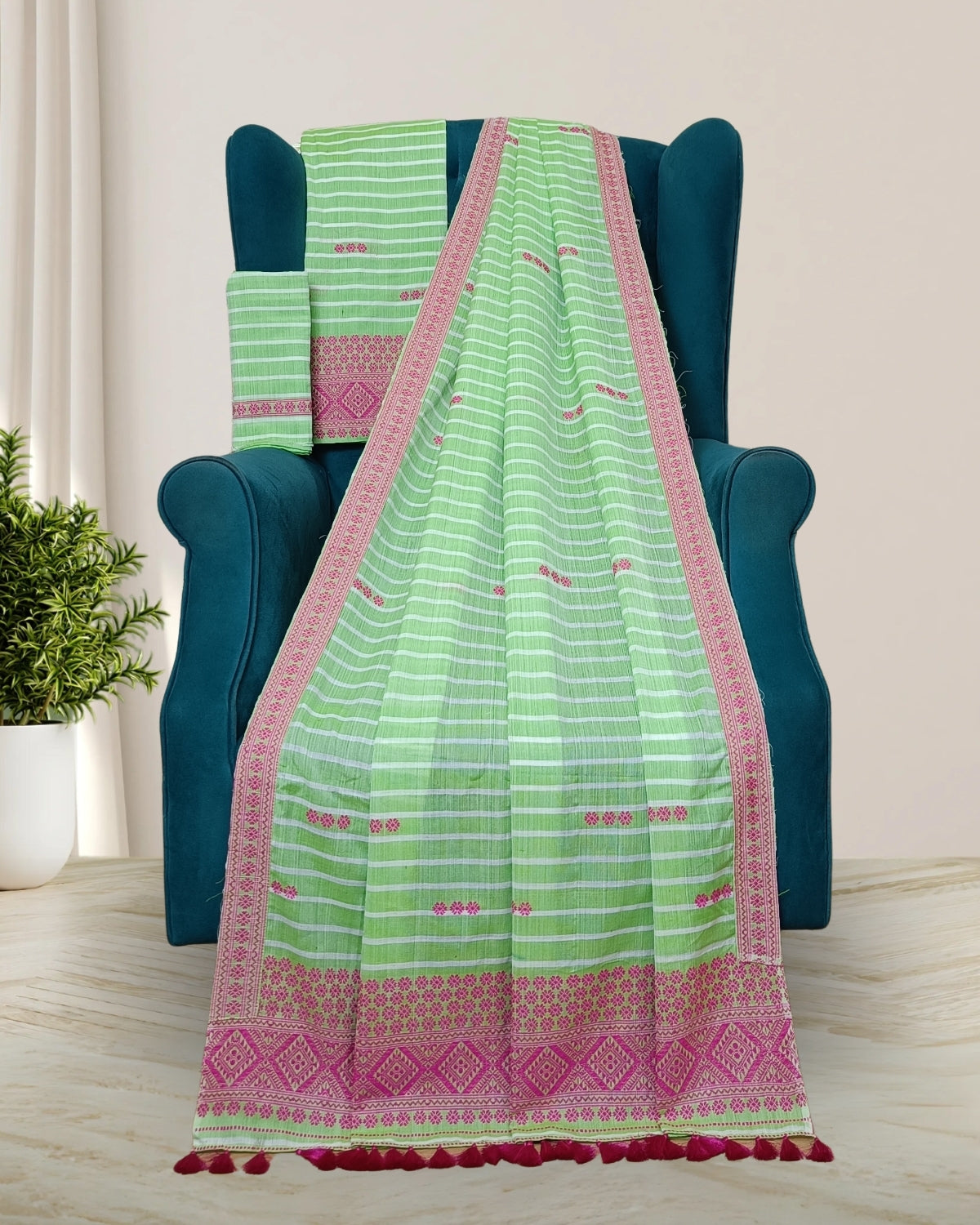 Pure cotton mekhela sador