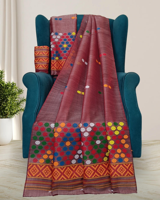 Semi nuni Mising mekhela sador