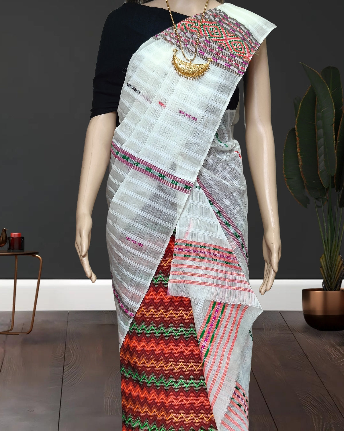 Gero design semi nuni single sador - White