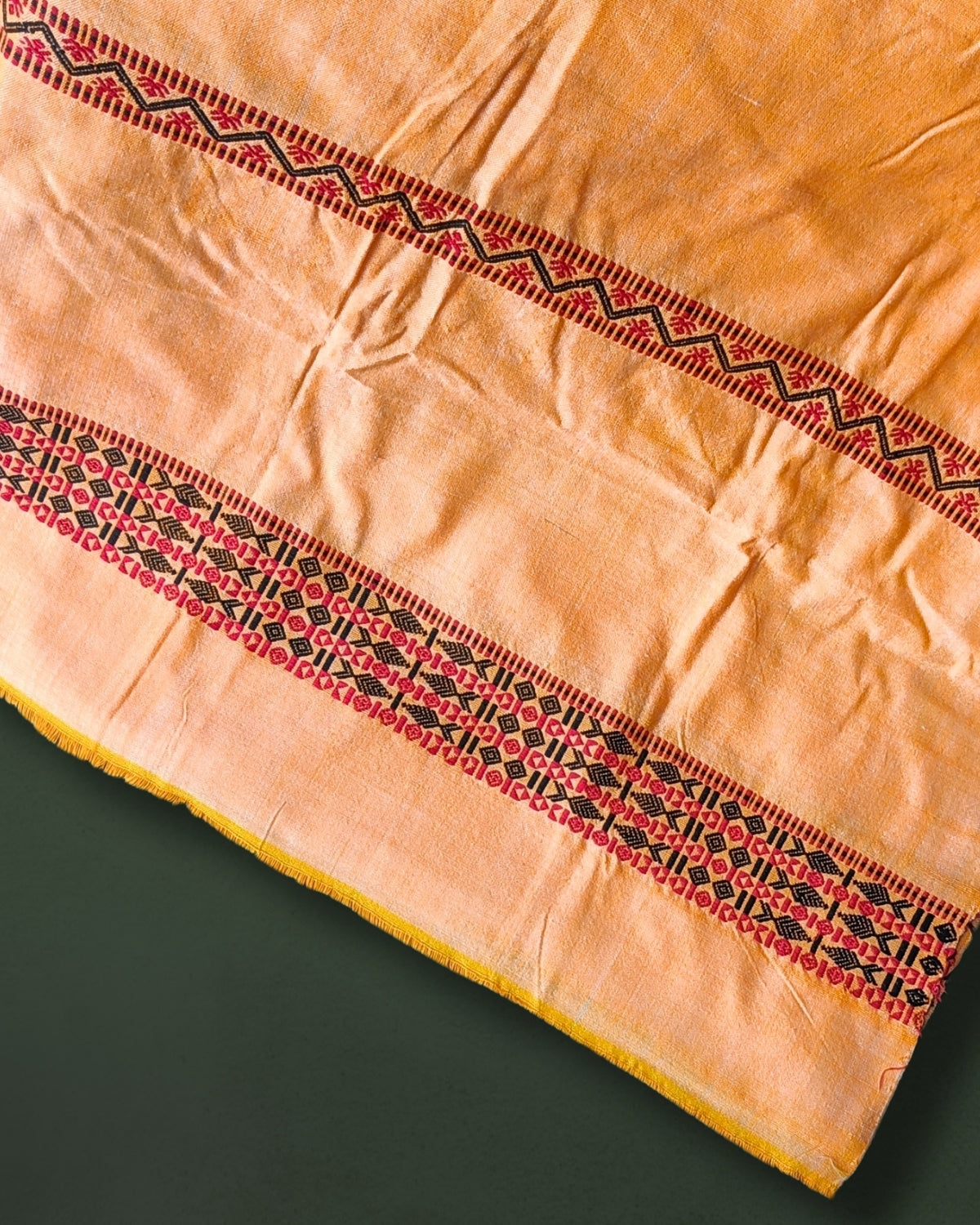 Cotton stole - Tangerine Orange