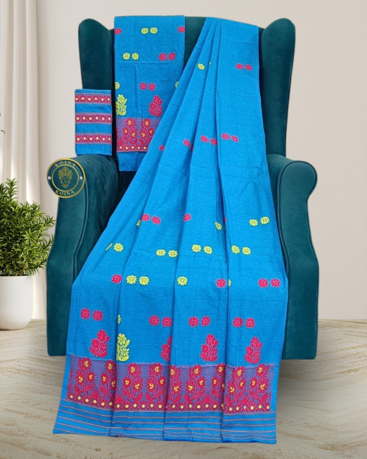 Blue Karbi set