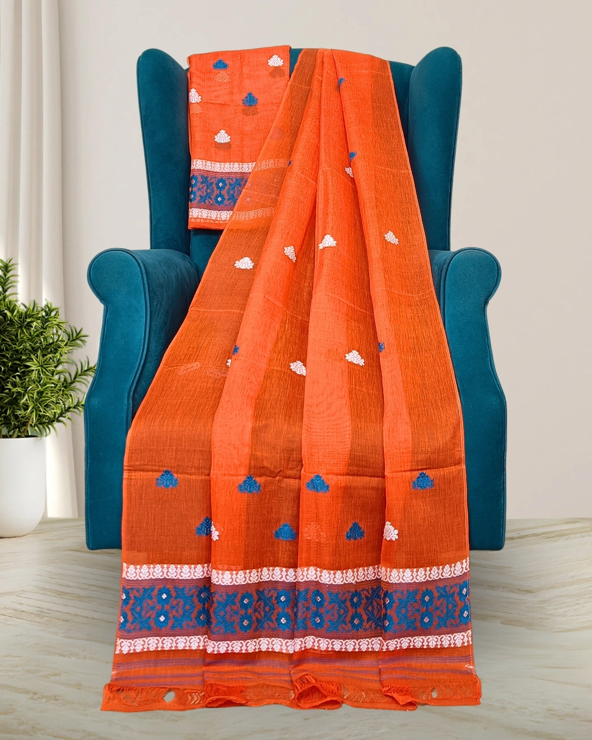 Nuni cotton mekhela sador