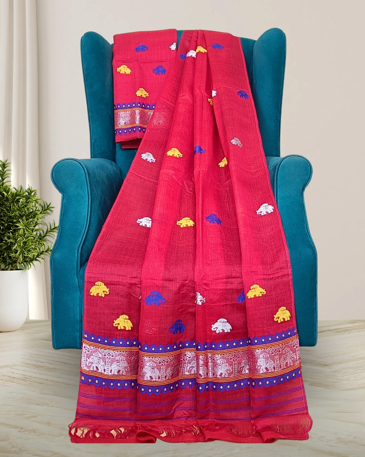 Nuni cotton mekhela sador