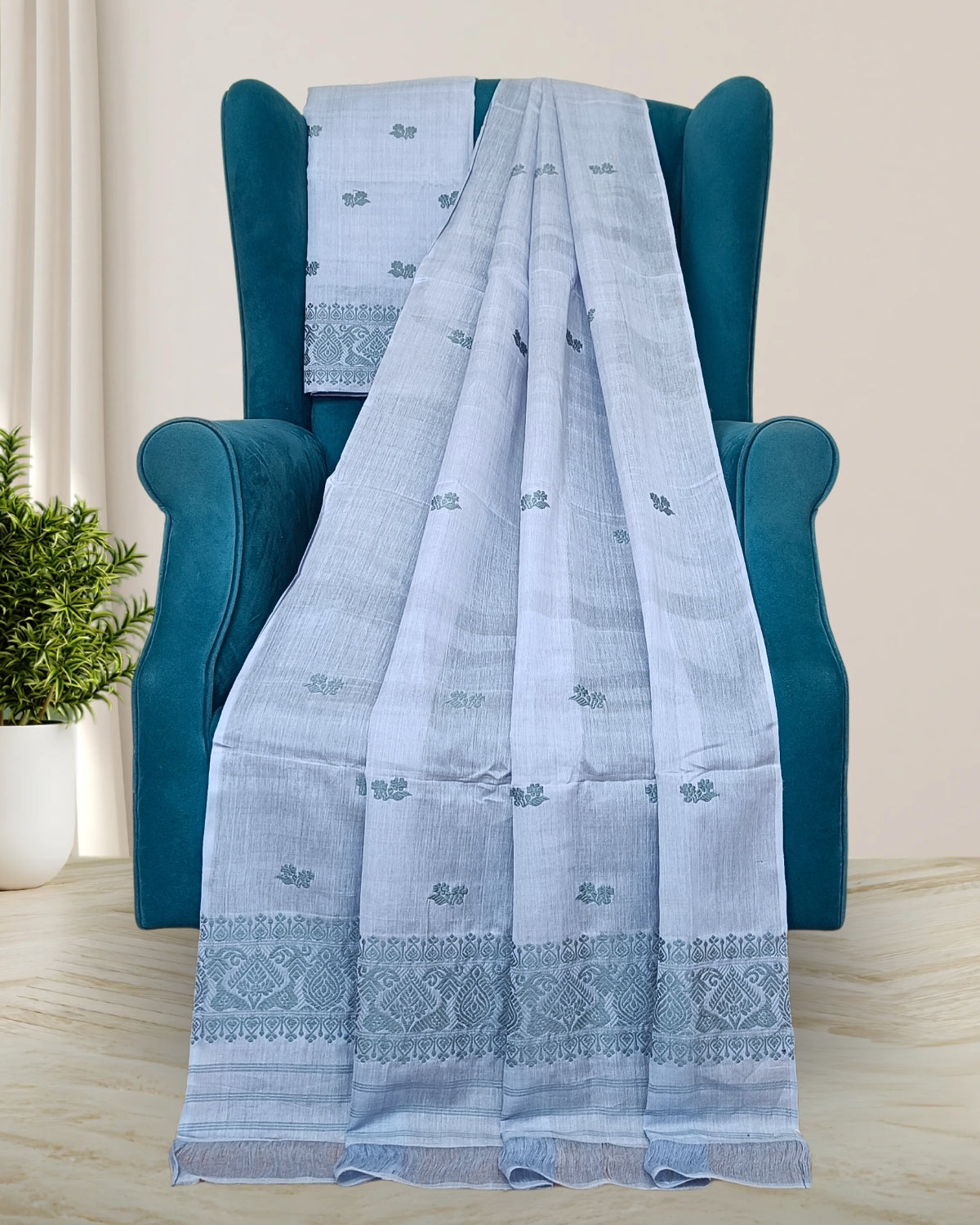 Nuni cotton mekhela sador