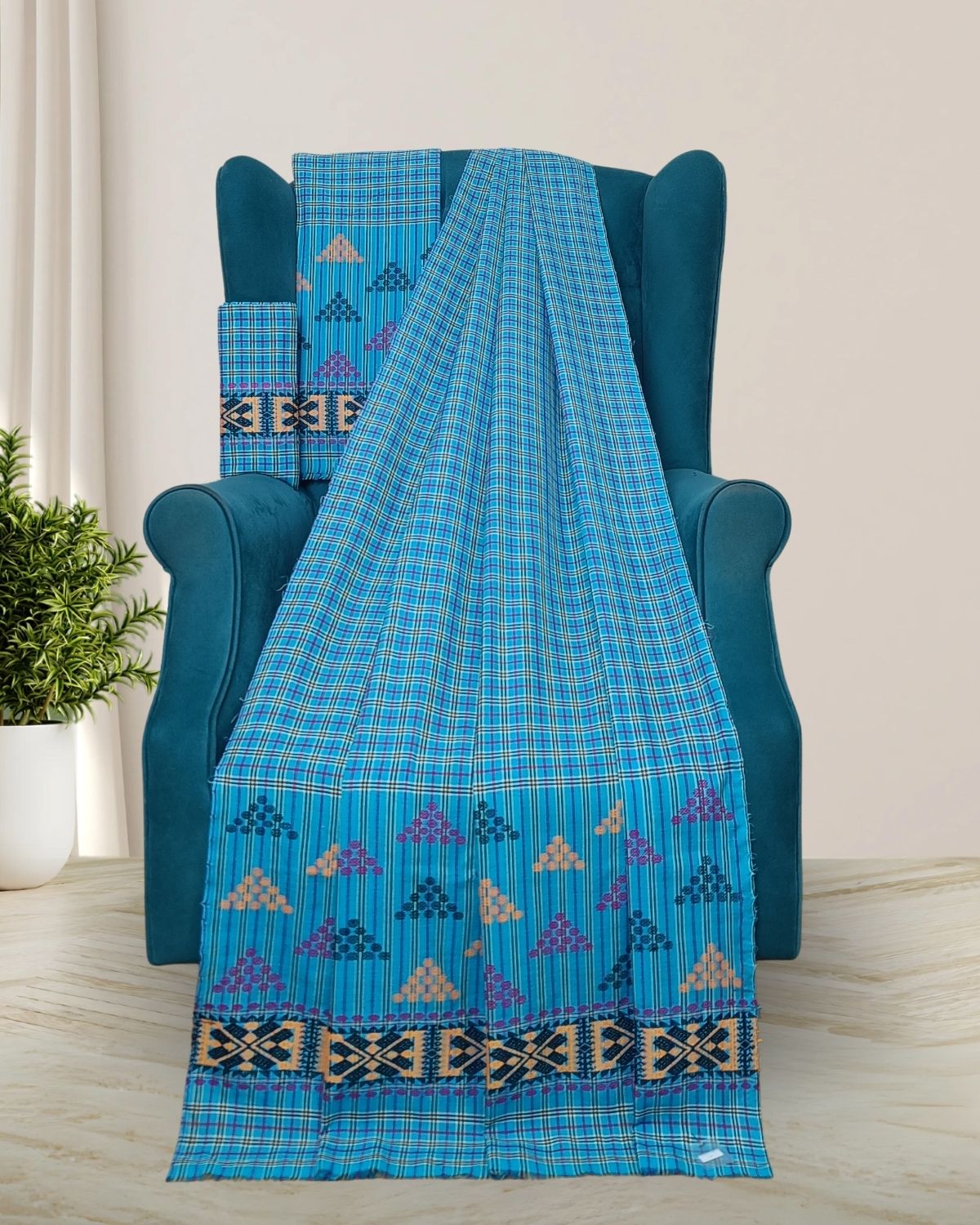 Pajok design Mising mekhela sador
