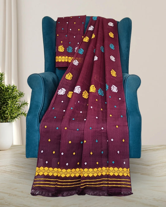 Kesapaat cotton mekhela sador