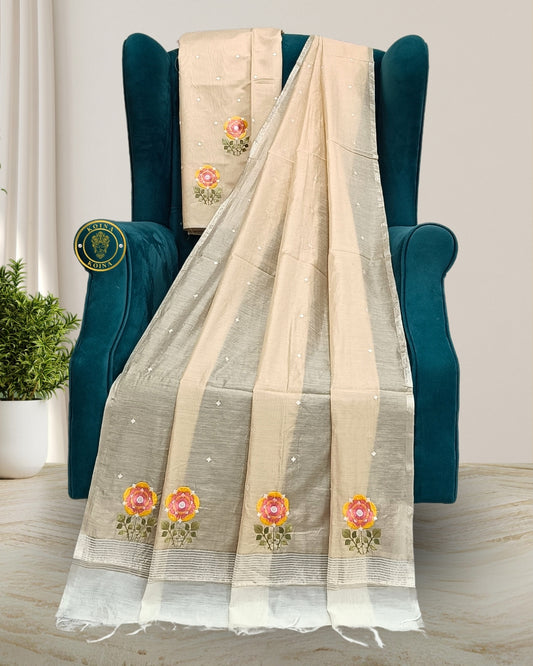 Chanderi Cotton Mekhela Chadar