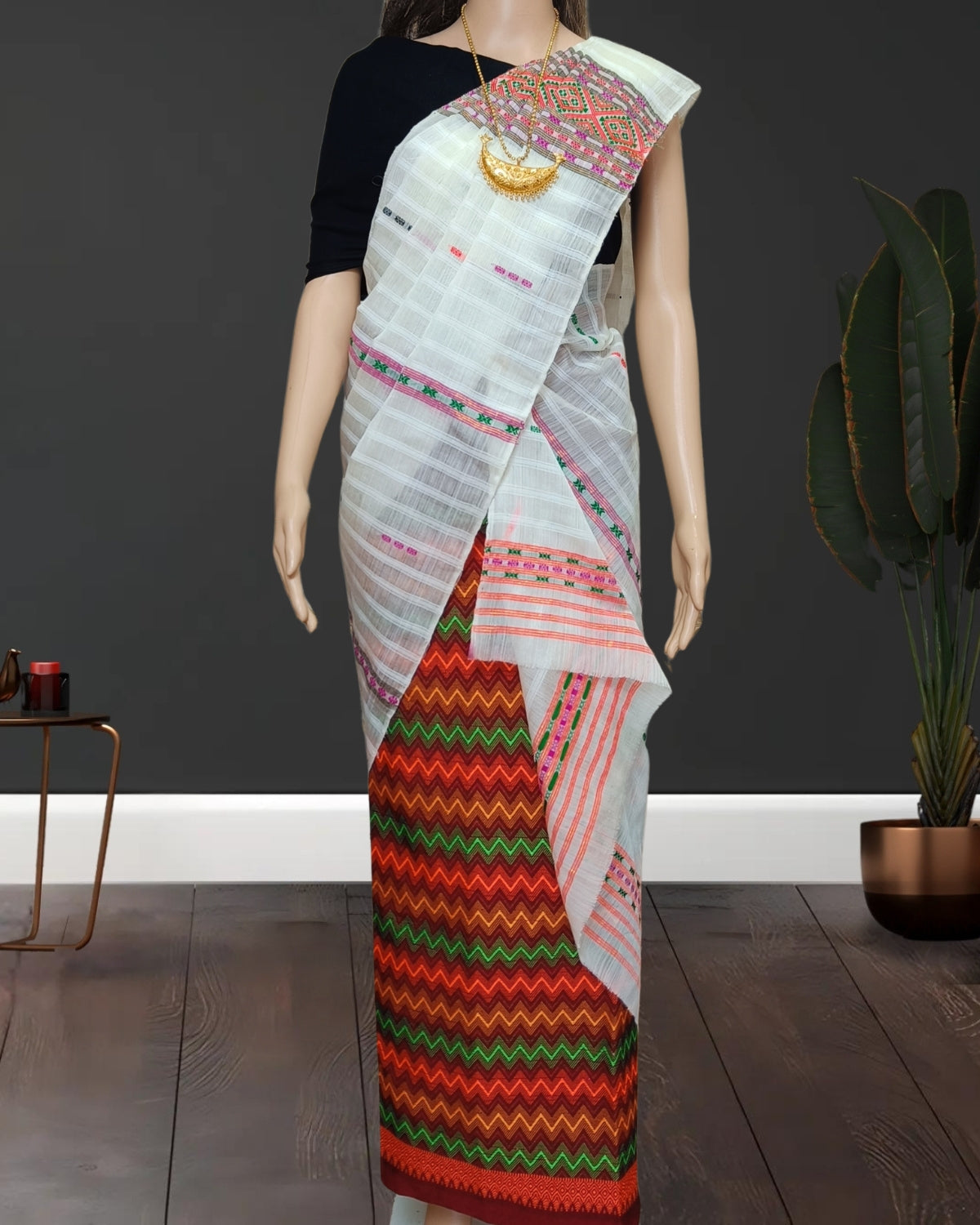 Gero design semi nuni single sador - White