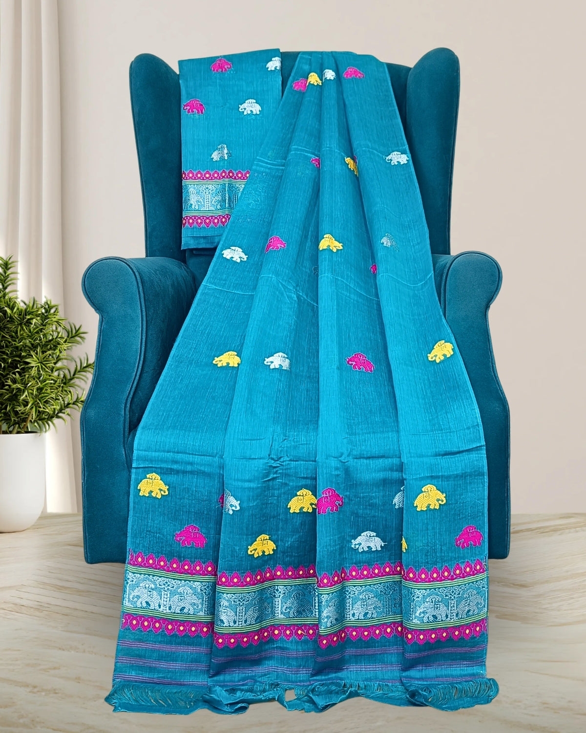 Nuni cotton mekhela sador