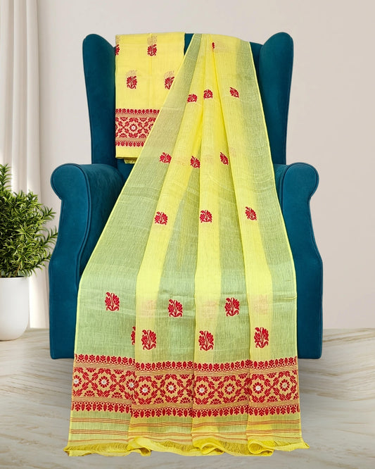 Nuni cotton mekhela sador