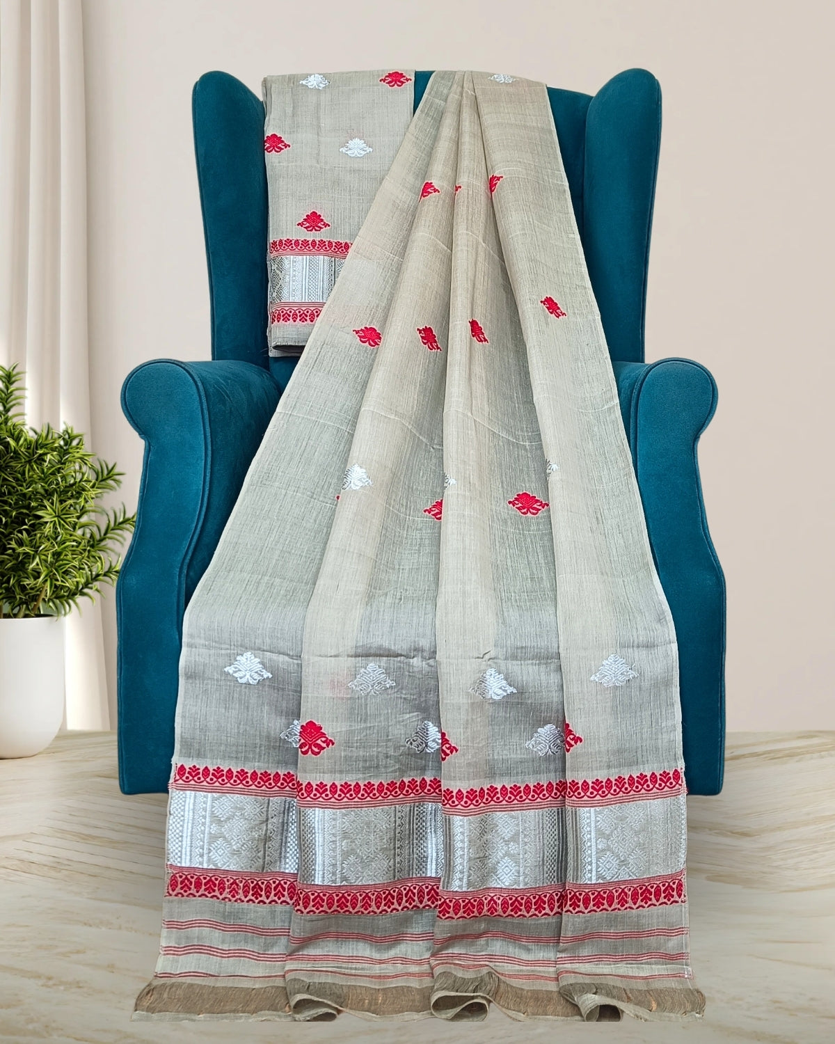 Nuni cotton mekhela sador