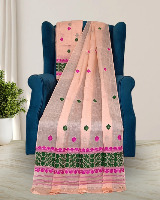 Nuni cotton mekhela sador