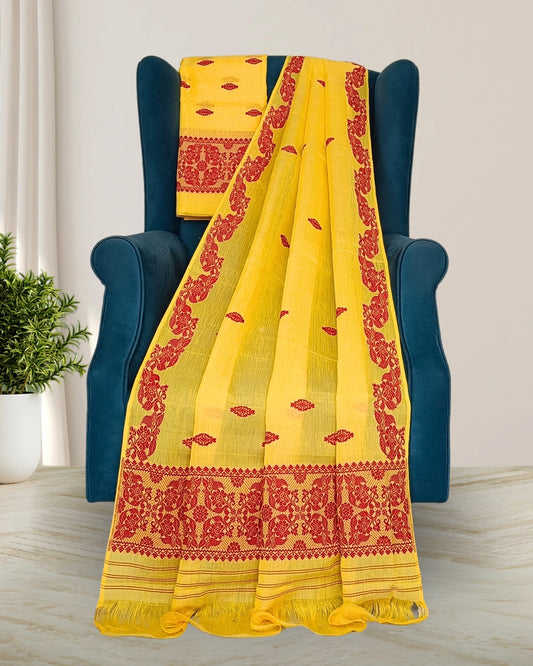 Kesapaat cotton mekhela sador