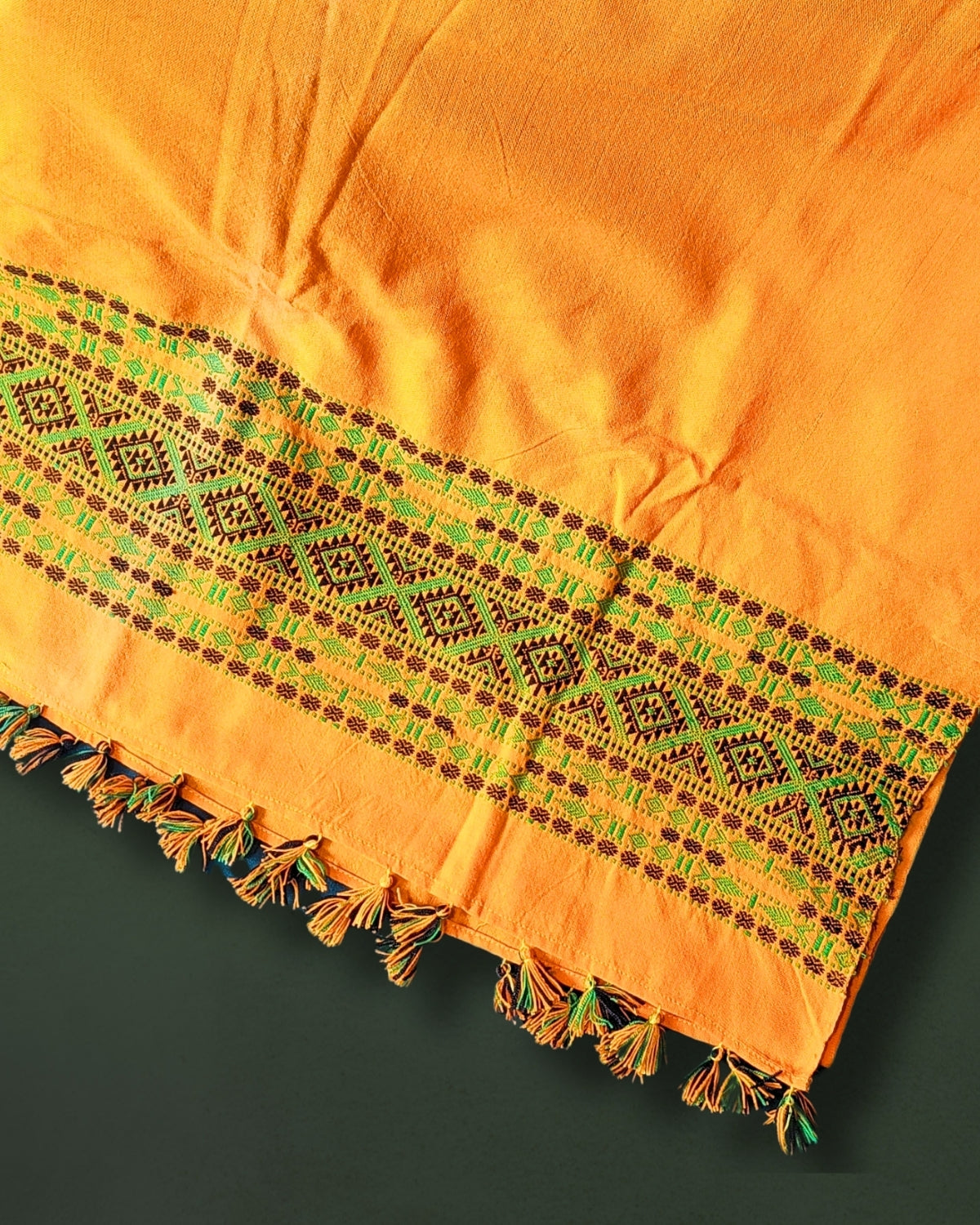 Cotton stole - Orange