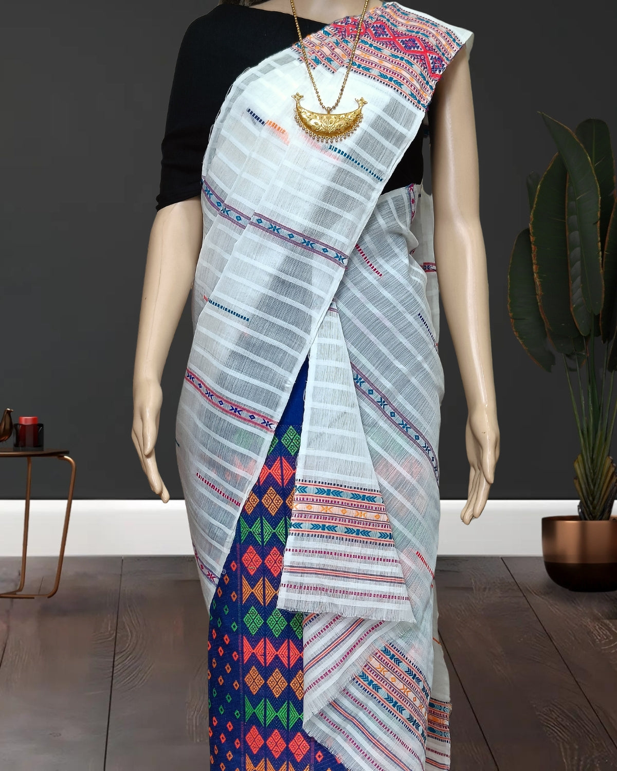 Gero design semi nuni single sador - White