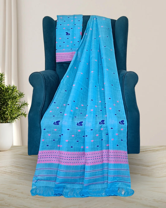 Nuni cotton mekhela sador