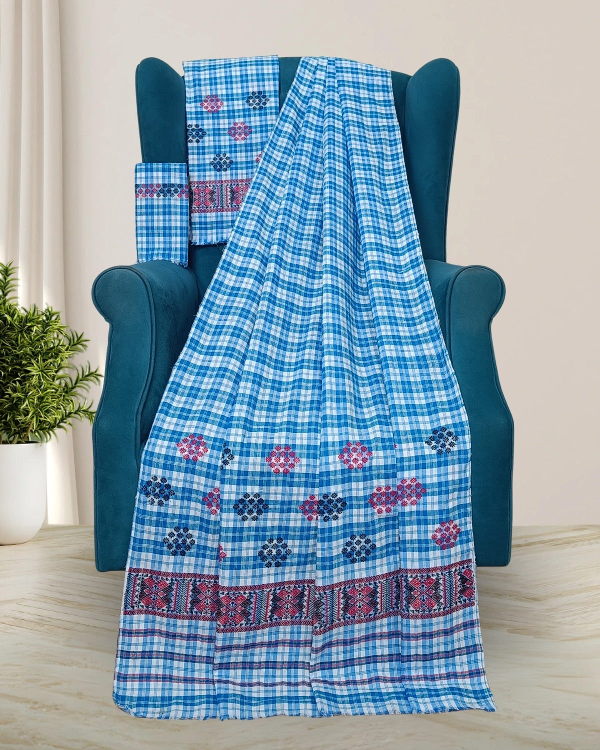 Pajok design Mising mekhela sador