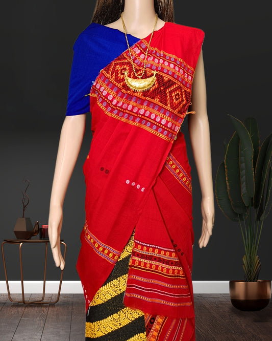 Gero design padmini cotton single chadar -Red