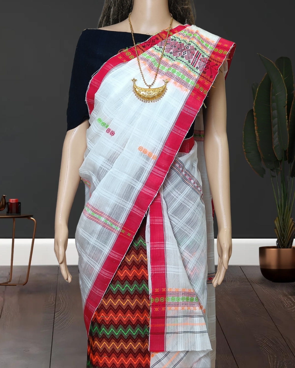 Gero design semi nuni single sador - White