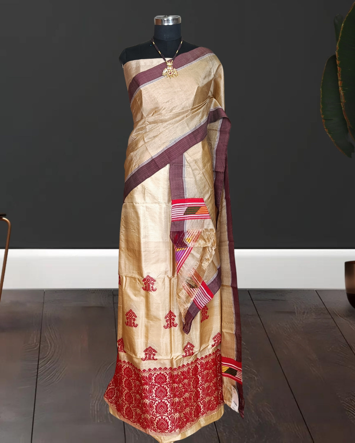 Pure tussar silk riha