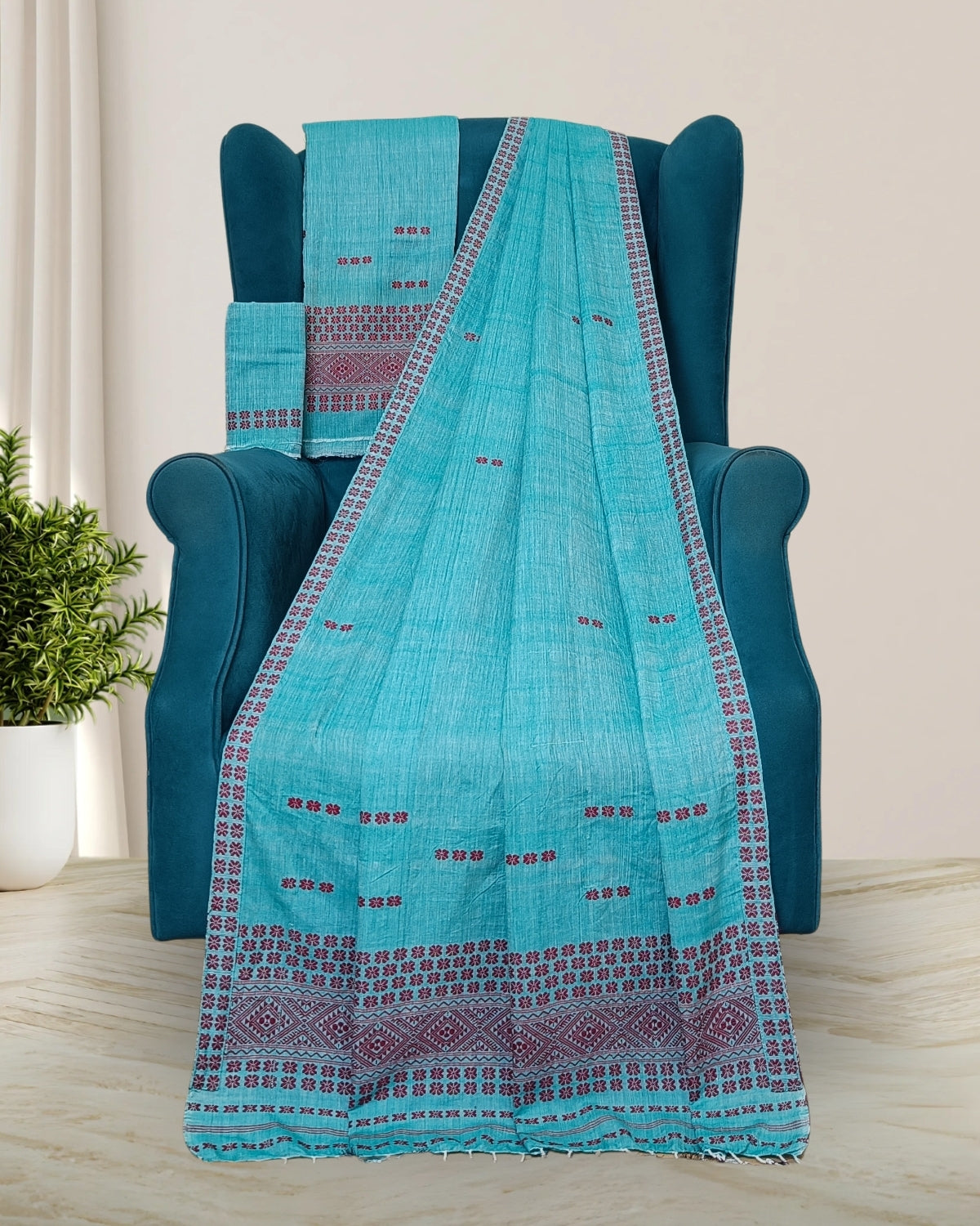 Pure cotton mekhela sador