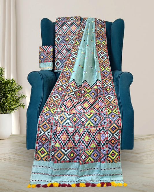 Tussar silk by Assam paat mekhela sador