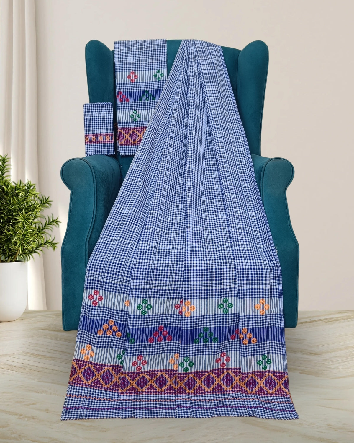 Pajok design Mising mekhela sador