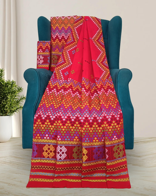 Red padmini x Assam paat  mising mekhela sador