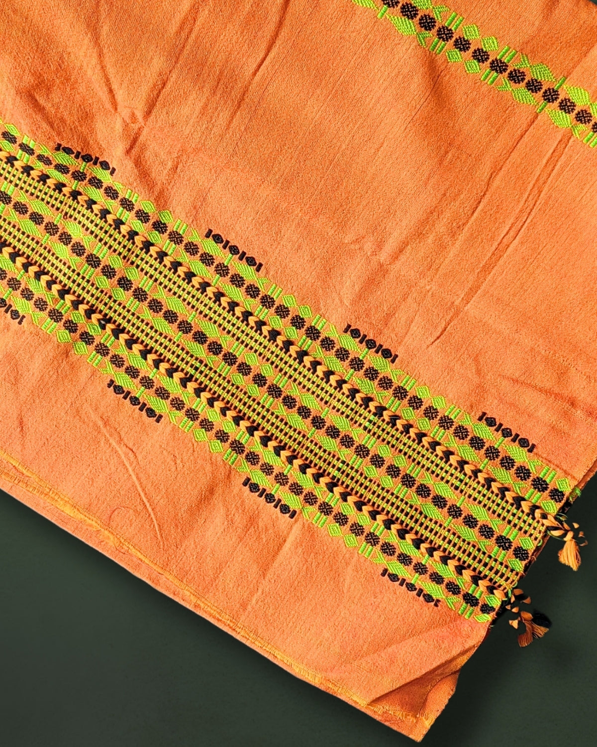 Cotton stole - Orange