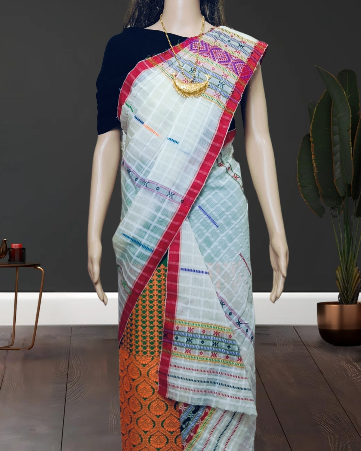 Gero design semi nuni single sador - White