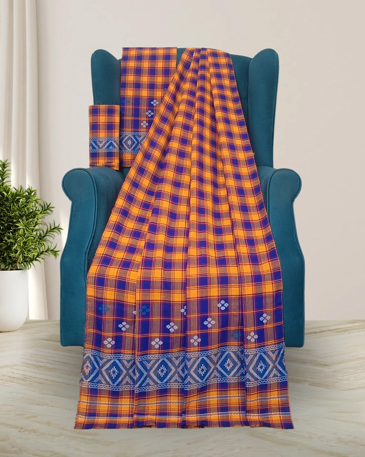 Pajok design Mising mekhela sador