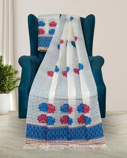 Pure nuni cotton mekhela sador