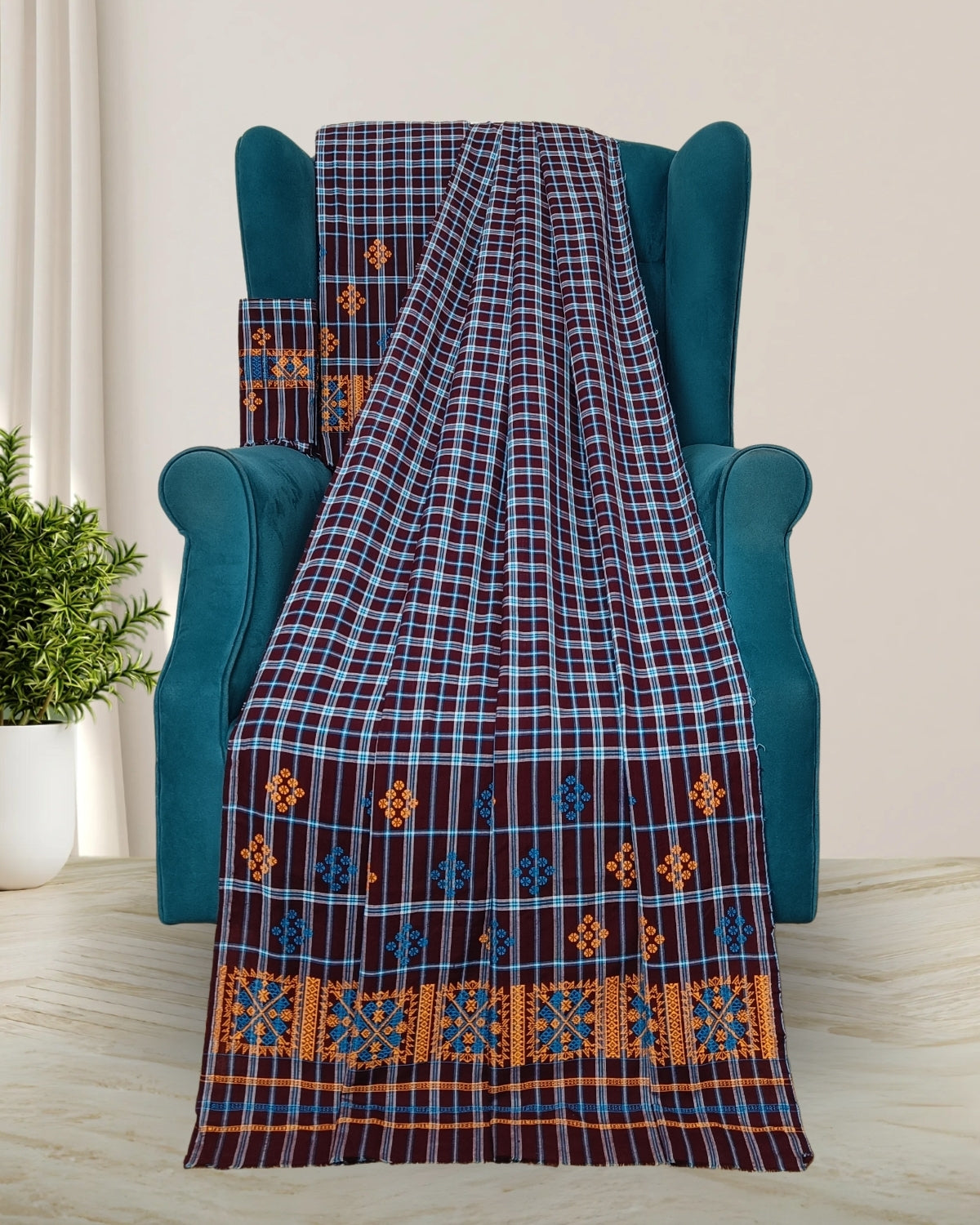 Pajok design Mising mekhela sador