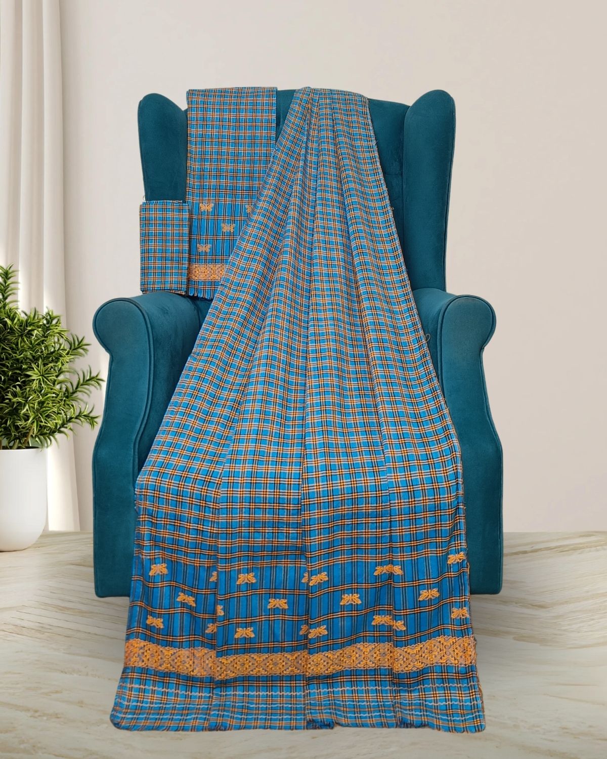 Pajok design Mising mekhela sador 