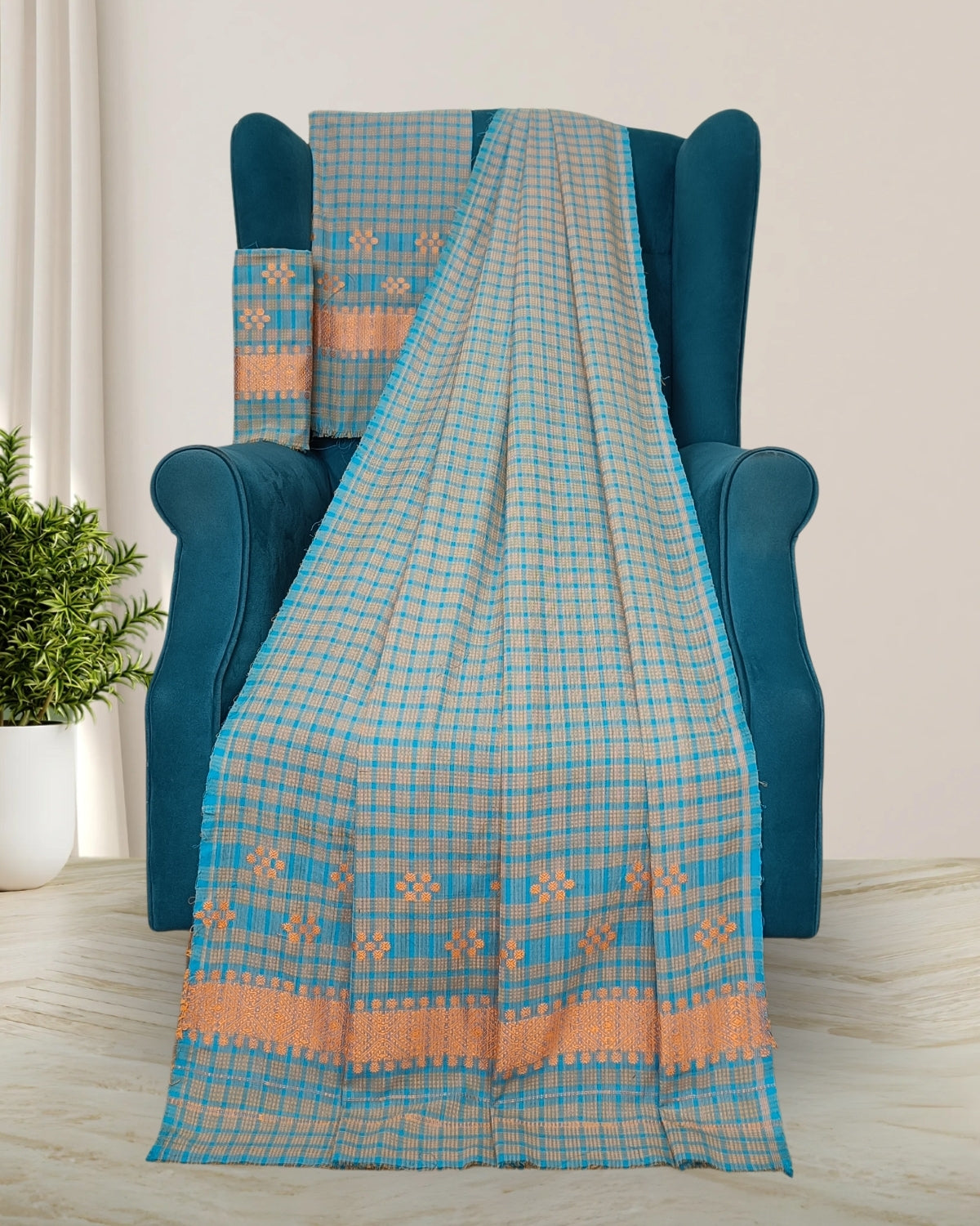Pajok design Mising mekhela sador
