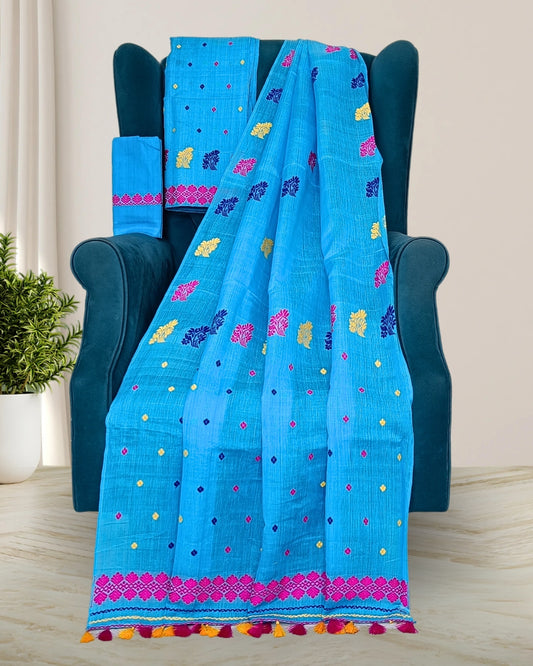 Kesapaat cotton mekhela chadar