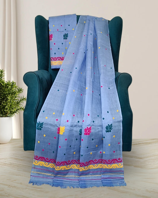 Nuni cotton mekhela sador