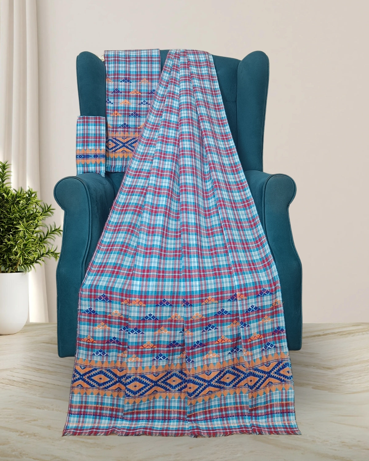Pajok design Mising mekhela sador