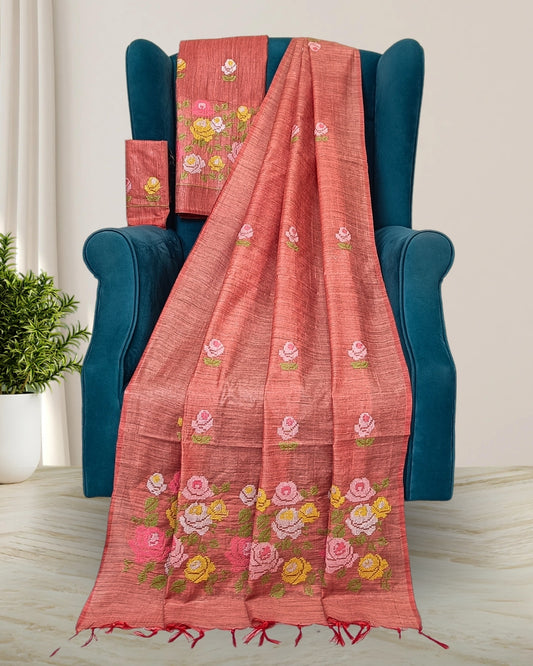 Semi ghisa Mekhela Chadar