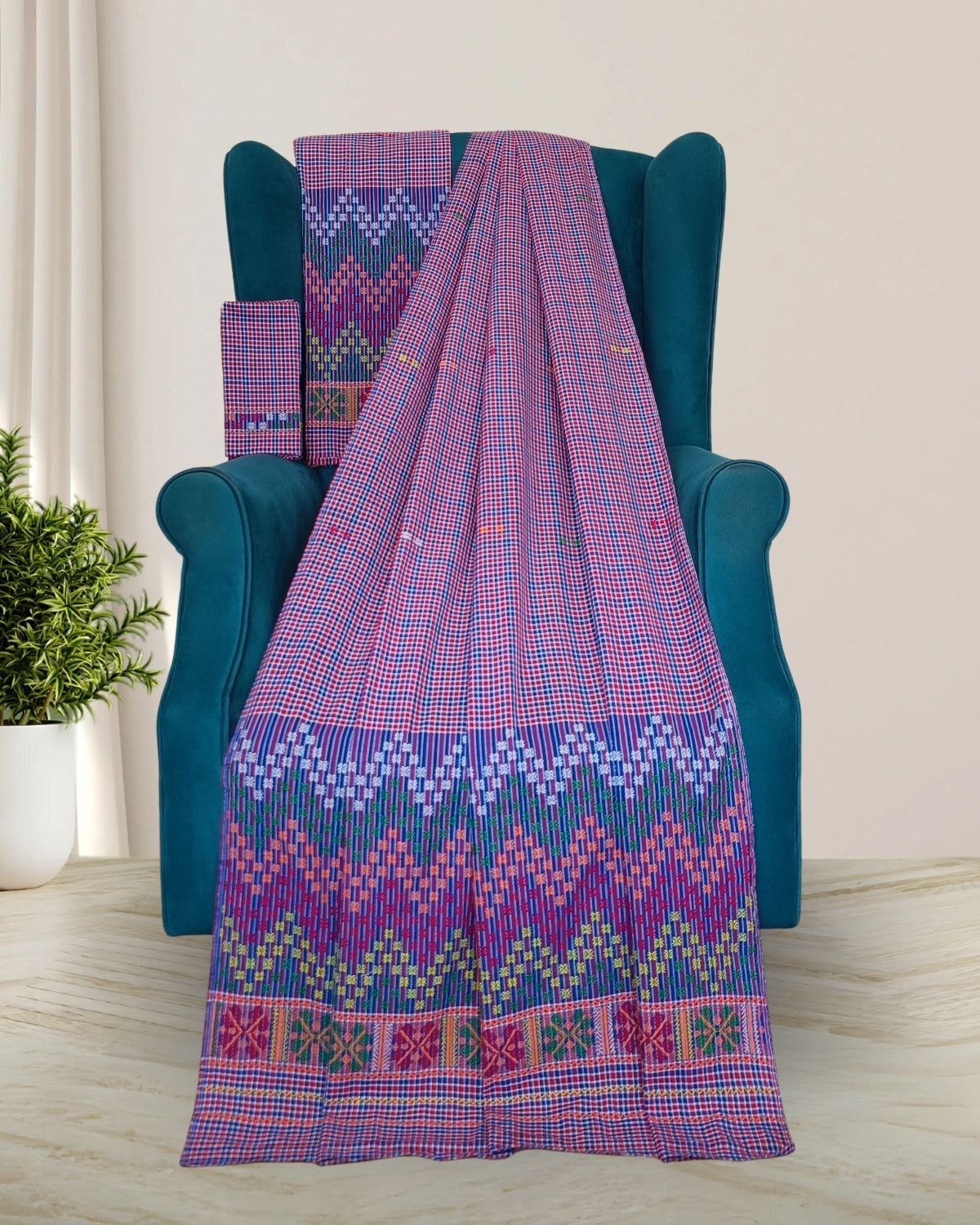 Pajok design Mising mekhela sador